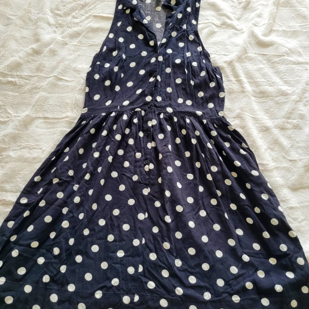 Vintage Racerback Polka Dot Skater Dress - Picture 1 of 2